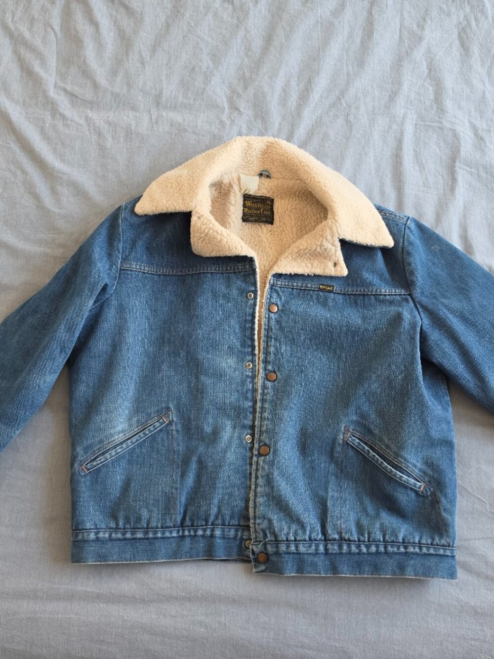 Vintage Wrangler Wrange Coat Denim Jacket - XL - Made in USA